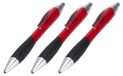 Trade con gmbh AC Milaan Stylos - Set van 3 - Rood/Zwart - Klassiek