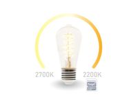 Perel SMART WIFI-LEDLAMP - WARMWIT & INTENS WARMWIT - E27 - ST64