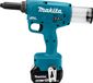 Makita DRV150RTJ Accu Blindklinknageltang 18V 5.0Ah - 2,4 t/m 5 mm - in Mbox
