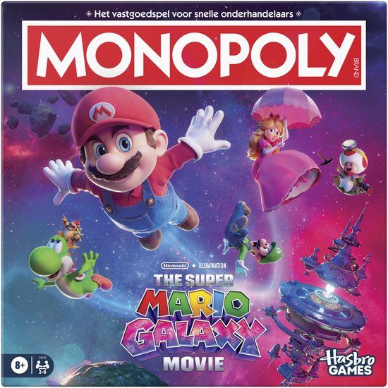 Monopoly The Super Mario Galaxy Movie Editie Bordspel