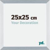 Your Decoration - Cadre photo 25x25 cm - MDF - Aluminium brossé - Mura