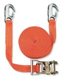 Braun 1000-2-600+3030 spanriem daN, 2000 daN, tweedelig, voor professionals en privétransport, volgens DIN EN 12195-2, kleur oranje, 6 m lengte, 35 mm