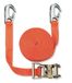 Braun 1000-2-600+3030 spanriem daN, 2000 daN, tweedelig, voor professionals en privétransport, volgens DIN EN 12195-2, kleur oranje, 6 m lengte, 35 mm