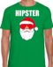 Bellatio Decorations Shoppartners Bv Foute Kerst t-shirt / Kerst trui Hipster Santa groen voor heren- Kerstkleding / Christmas outfit XXL
