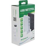 InLine 31515W Oplader voor mobiele apparatuur Universeel Wit AC Snel opladen Binnen