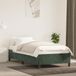 Maison Exclusive - Cadre de lit sans matelas, vert foncé, 90x190 cm, velours