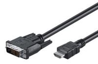 M-Cab HDMI/DVI-D kabel 3m zwart