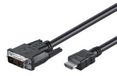 M-Cab HDMI/DVI-D kabel 3m zwart