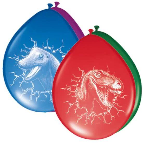 Folat Dinosaurus Ballonnen 6 stuks