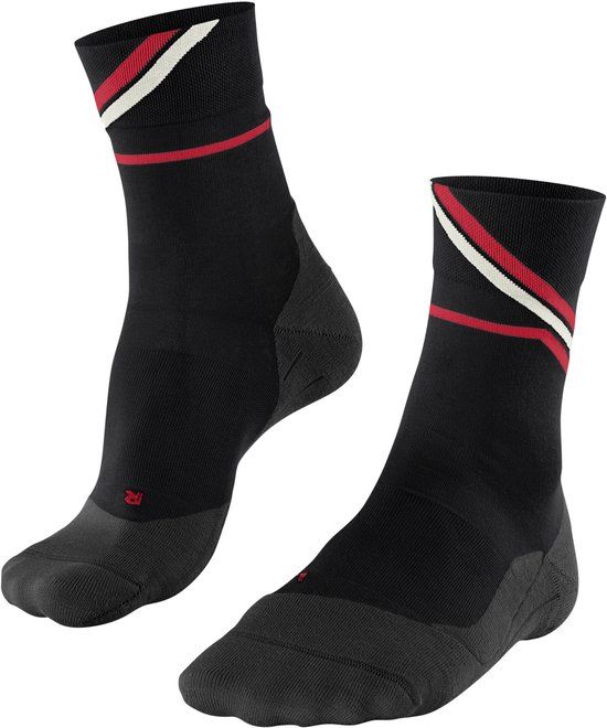 FALKE RU4 130 Years anti-blaar katoen functioneel materiaal hardloopsokken heren zwart - maat 46-48