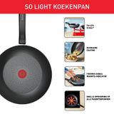 Tefal So'Light wokpan 28 cm - inductie