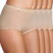 Sloggi Basic Maxi dames slip 4-Pack - 42 - beige
