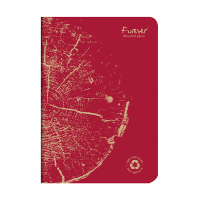 Clairefontaine Clairefontaine Forever Premium notitieboek A5 gelinieerd 48 vel rood