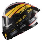 Axxis Panther Sv Casque intégral passager Noir XL