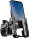 Merkloos Telefoonhouder voor Fiets - Telefoonhouder Motorfiets 1S Quick Release Anti Shudden Universele 360°Fietsstuurhouder Voor iPhone 15/14/13 Samsung S23/S22 45-7" Smartphone Grijs
