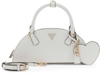 GUESS Isobel Dome Satchel White wit