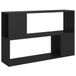 vidaXL Boekenkast 100x24x63 cm bewerkt hout zwart