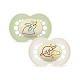 MAM Latex fopspeen voor baby's vanaf 16 maanden, mat, 2 stuks