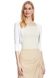 Vera Mont Bolero voor dames, Wit (Offwhite 1014)