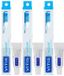Vitis - Tandenborstel + Mini Tandpasta Whitening - 3 x 1 stuk - Voordeelverpakking