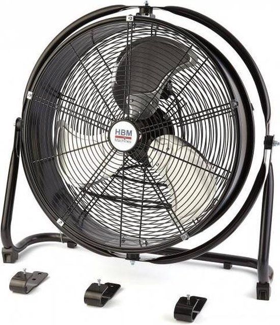 HBM machines HBM 500 mm Professionele Ventilator Met Beugel - Zwart