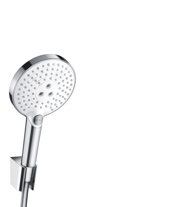 Hansgrohe Raindance Select S 120 3jet / Porter'S badset - 160 cm - Chroom / Wit