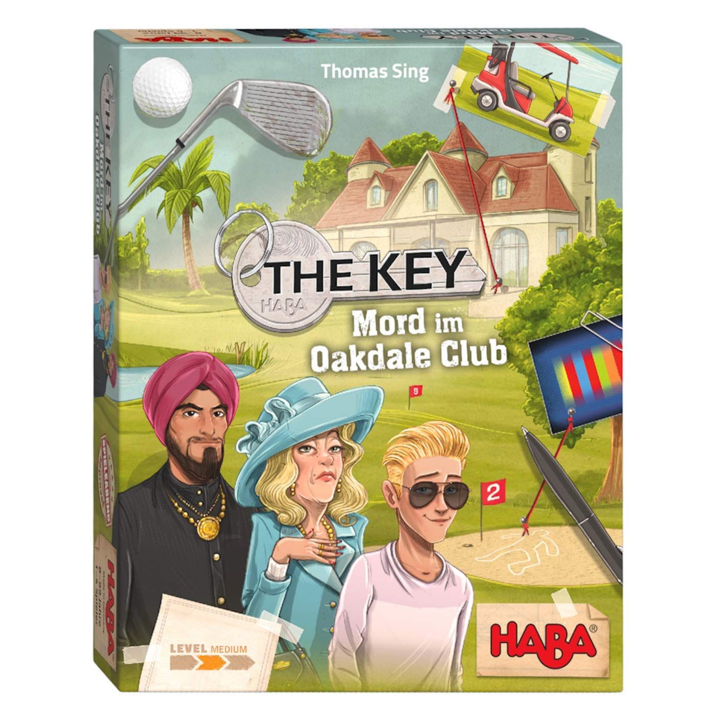 Haba Spel - The Key - Moord in de Oackdale Club - 4010168251899