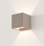 Lindby Wandlamp 1 Licht Gips Metaal Grijs