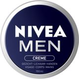 NIVEA MEN Crème Blik Mini - Alle huidtypen - Verrijkt met vitamine E - Hydrateert en verzorgt - Vakantie Mini's - Voordeelverpakking 10x30ml