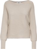 ONLY ONLADALINE L/S SHORT PULLO KNT NOOS Women's Sweater - Size XL - Pumice Stone