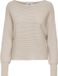 ONLY ONLADALINE L/S SHORT PULLO KNT NOOS Women's Sweater - Size XL - Pumice Stone