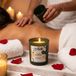 Goliate Bougie de massage - Huile de massage - Bougie parfumée - Cire de colza biologique - Parfum naturel - Huile soyeuse