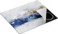 Chefcare Inductie Beschermer Abstracte Kunst van Bergen - 65x52 cm - Multicolor