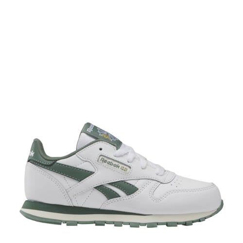 Reebok Classics Classic Leather Sneakers - Wit/Donkergroen