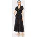 PINKO Hannover Jupe Mussola Ricamo Black Taille: 38