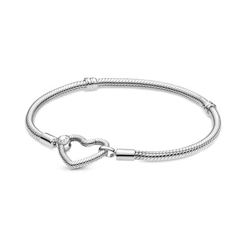 Pandora Eén maat armband sterling zilver 925 één maat, sterling zilver 9523C00-16, Eine Grösse, sterling zilver
