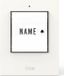 m-e modern-electronics 41430 Belknop Verlicht, Met naambord Wit