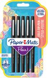 Paper Mate Flair-viltstiften | Medium punt (0,7 mm) | Zwart | 5 stuks
