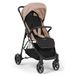 KikkaBoo ALEXA Kindersportwagen, tot 22 kg, licht, compact, opvouwbaar met één hand, verstelbare rugleuning, verstelbare voetensteun, 5-punts riem, beige