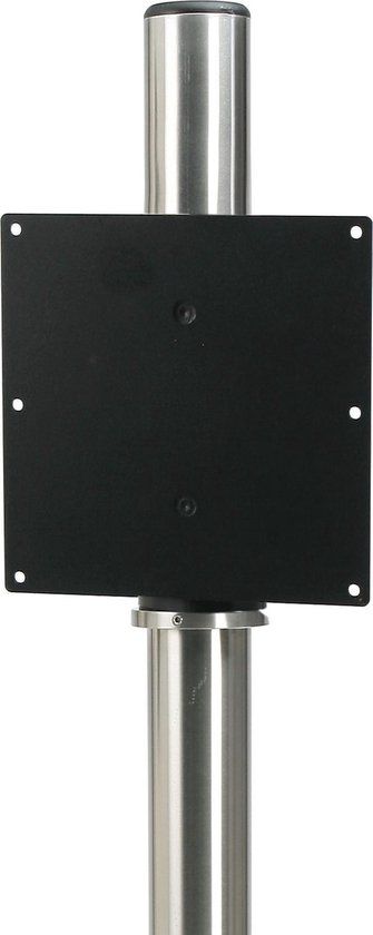 Cavus montage plaat voor 6 cm kolom - VESA 200/100 / 200 - Zwart