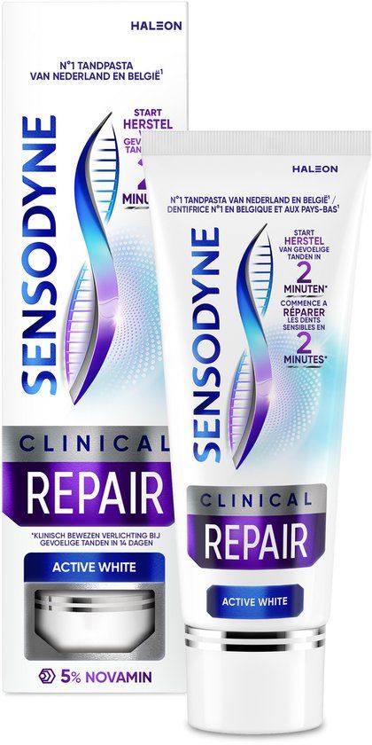 Sensodyne Clinical Repair Active White Tandpasta - 75 ml