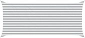 vidaXL Zonneschaduw Lichtgrijs en wit 2 x 4,5 m Polyester Oxford