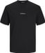 JACK&JONES JORARUBA LANDSCAPE TEE SS CREW NECK T-shirt Homme Noir Coton M
