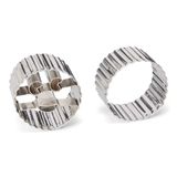 Patisse 13723 Set van 2 Kleine Smiley-Snijders, Roestvrij Staal, Ø 4 cm