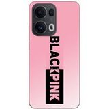Oppo Hoesje voor Oppo Reno 13 Pro 5G met Blackpink-logo in roze en zwart