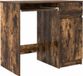 Bureau 86x49x76 cm aggloméré couleur chêne fumé