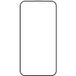 Bear HD Film de protection d'écran pour Apple iPhone 16 Pro Max, Verre trempé, Full Glue, Noir