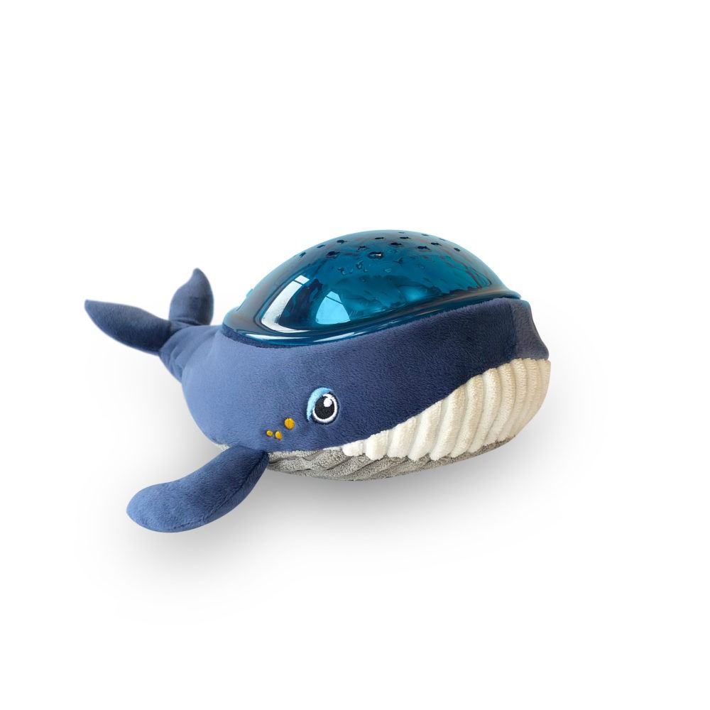 Pabobo Coucher facile Whale Baby Night Light - Blue & White LED - Whale Design - Projector with Music