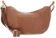 MANDARINA DUCK Mellow Leather Hobo Bag Pecan Nut Lichtbruin