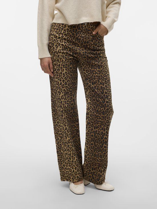 VERO MODA VMTESSA HR WIDE STRETCH AOP JEANS NOOS Dames Jeans